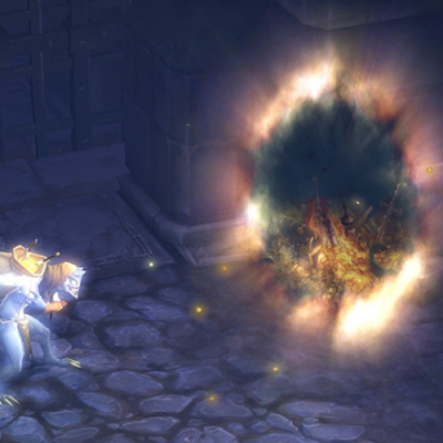 Hilarious Portal Trick Turns World of Warcraft Diablo 4 Event Upside Down